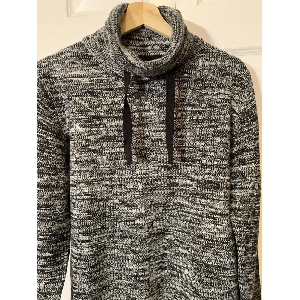 Buffalo David Bitton Men's Sz S‎ Long-Sleeve Mock-Neck Pullover Sweater Black